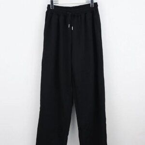 Wide Fit Sweatpants Black